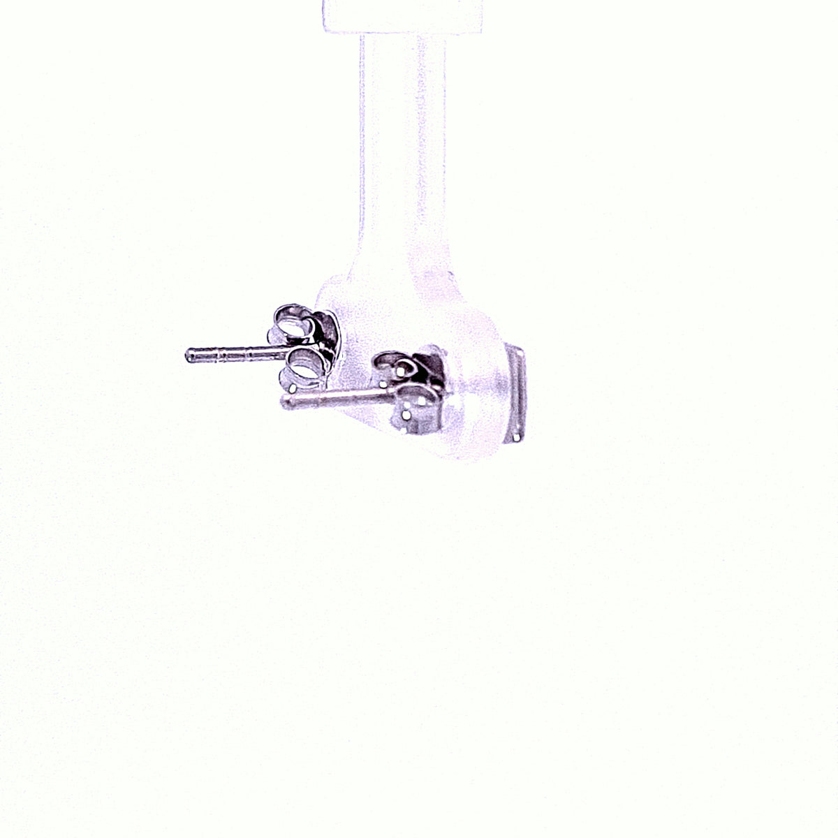 Girls pink high top earrings 36112 - Armin Lowe Jewellers