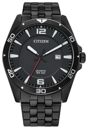 Citizen black bi5055-51e gents sports watch 35838