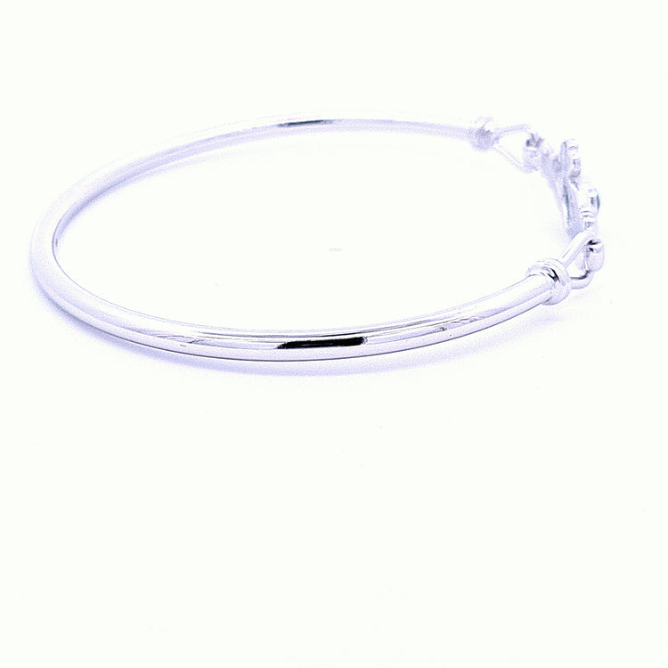 Claddagh ladies bangle 36231 - Armin Lowe Jewellers