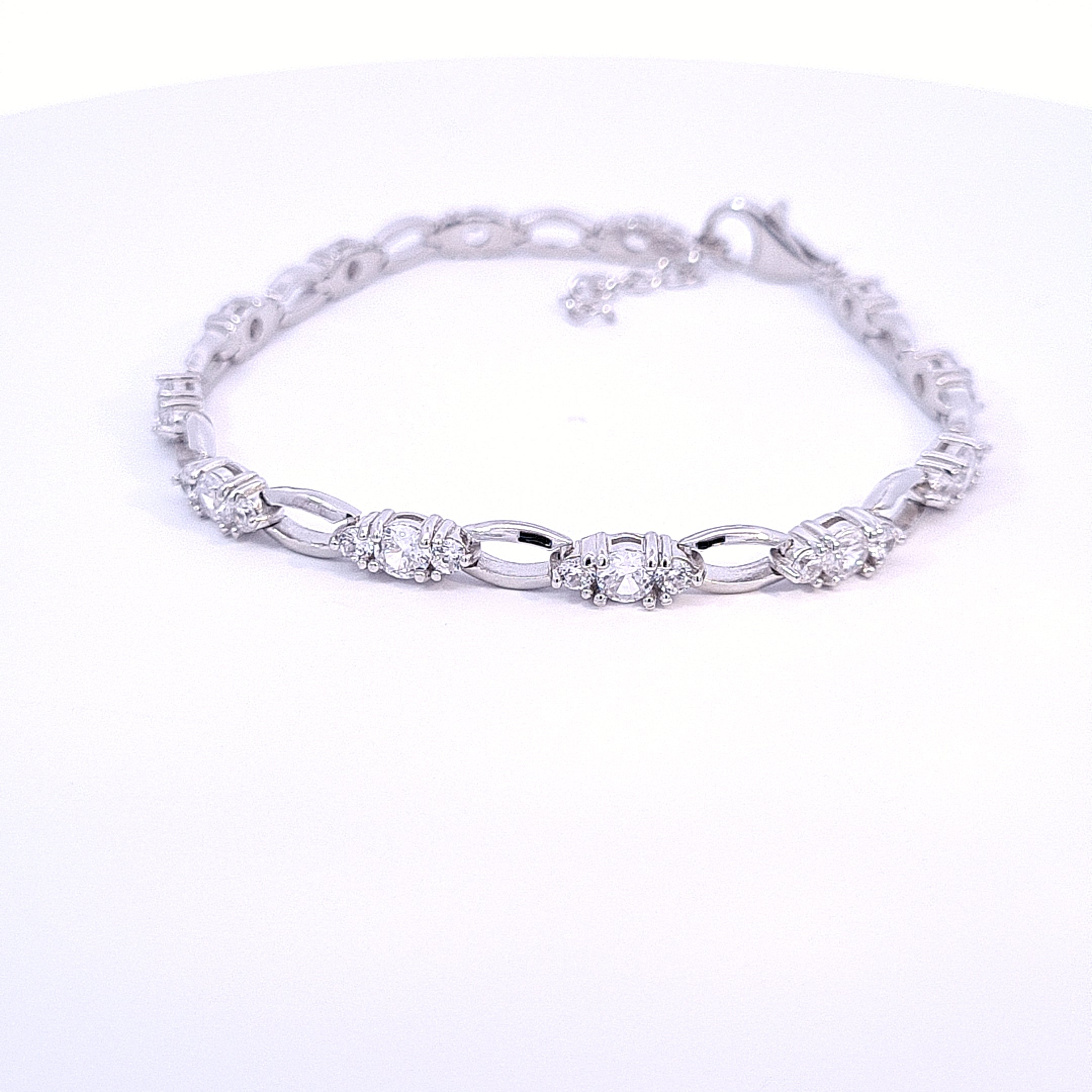 Ladies CZ bracelet 36127 - Armin Lowe Jewellers
