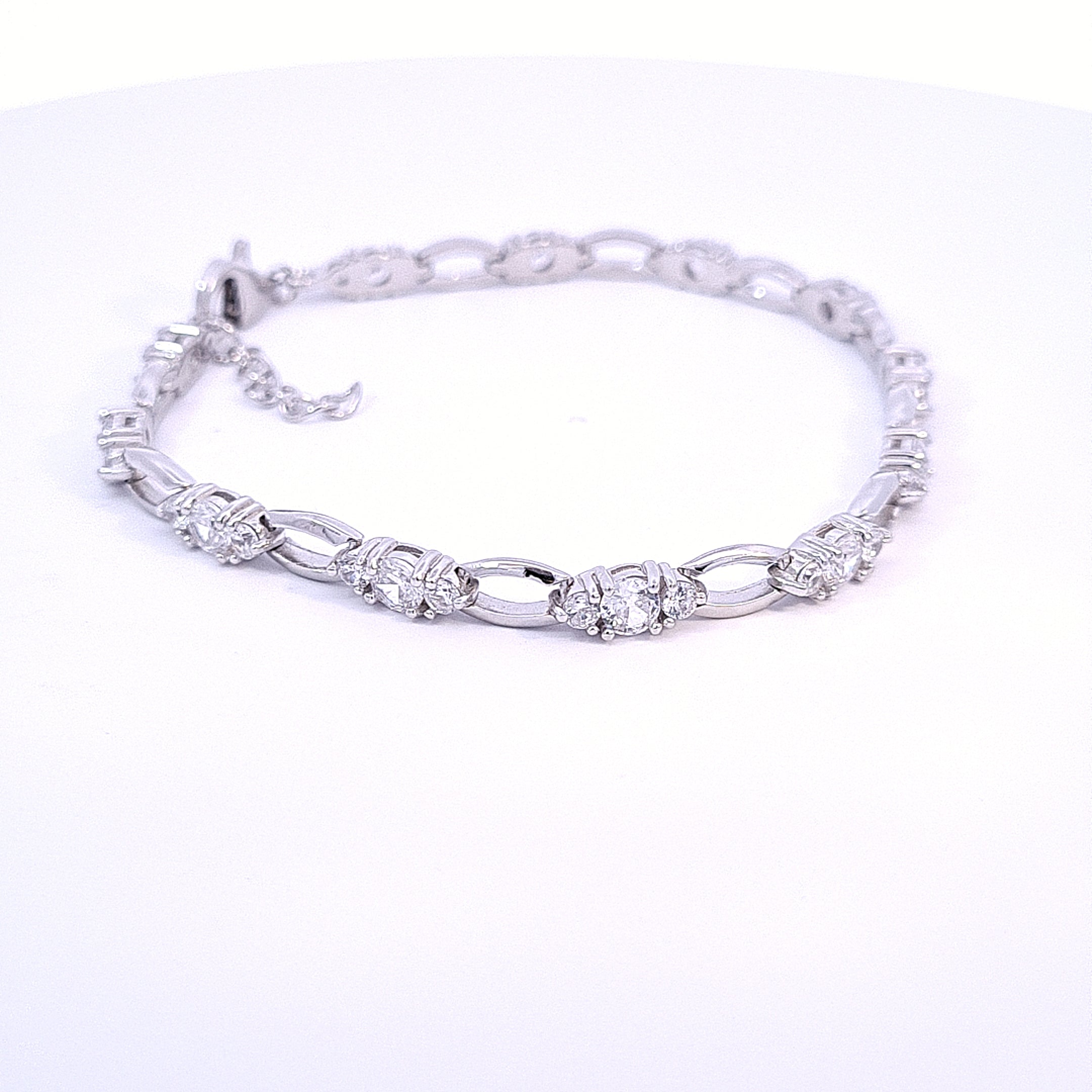 Ladies CZ bracelet 36127 - Armin Lowe Jewellers