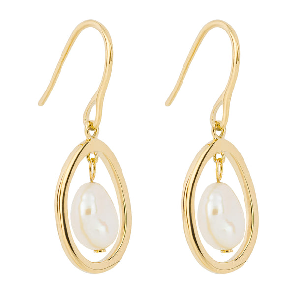 Fiorelli Gold toned drop earrings 35704