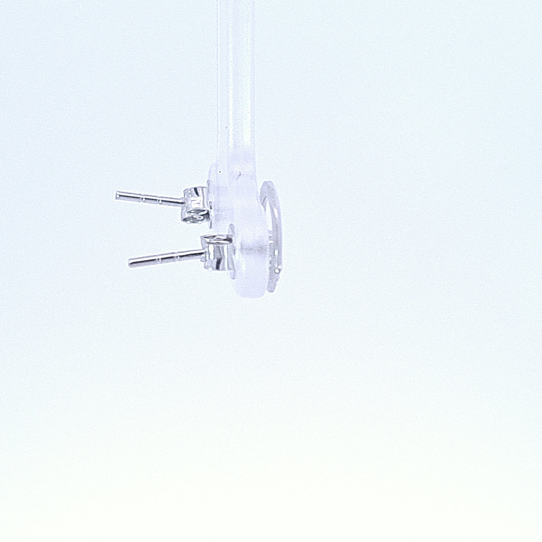Small Classic Claddagh stud earrings 36209 - Armin Lowe Jewellers
