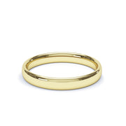 Ladies Yellow Gold comfort fit Wedding Rings sizes J-Q