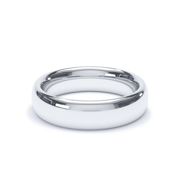 Gents White Gold Wedding Rings sizes Q-Z