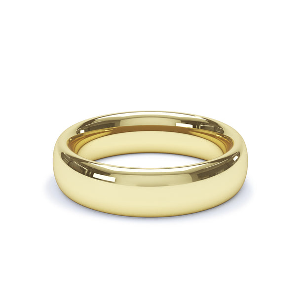 Gents Yellow Gold Wedding Rings sizes Q-Z