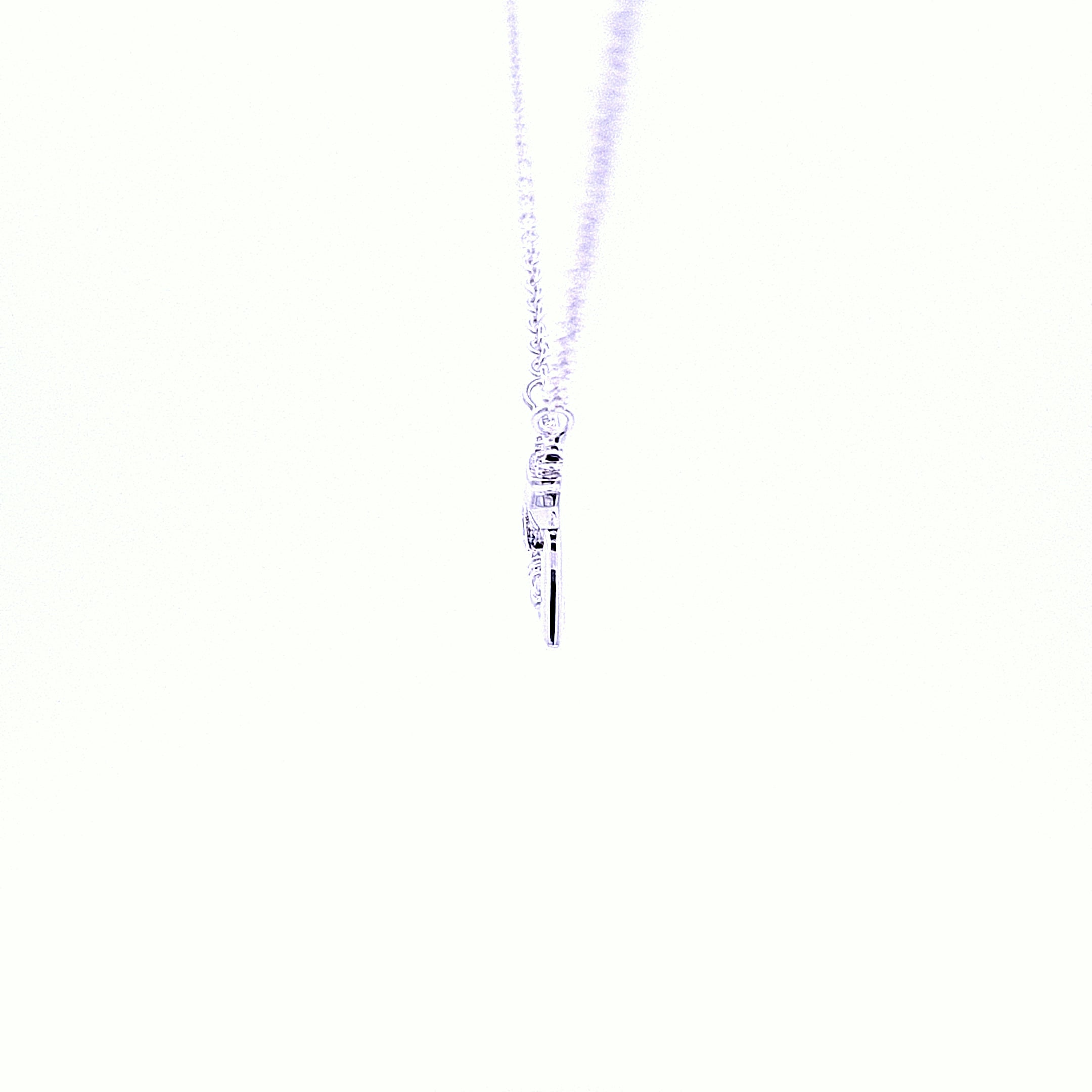 Claddagh Kiss necklace with CZ 36226 - Armin Lowe Jewellers