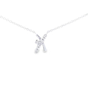 Claddagh Kiss necklace with CZ 36226