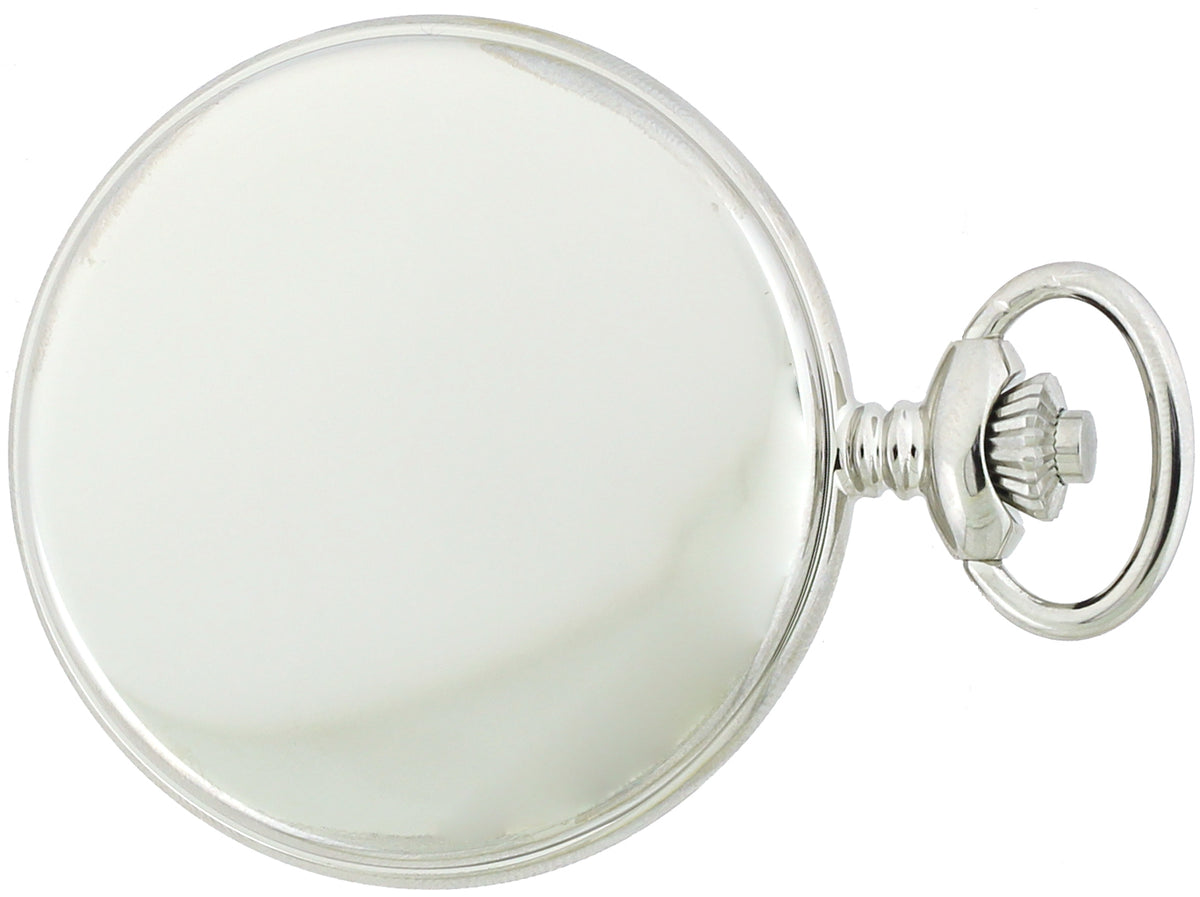 Telstar  P1021 CSW full hunter chrome pocket watch 35520 - Armin Lowe Jewellers