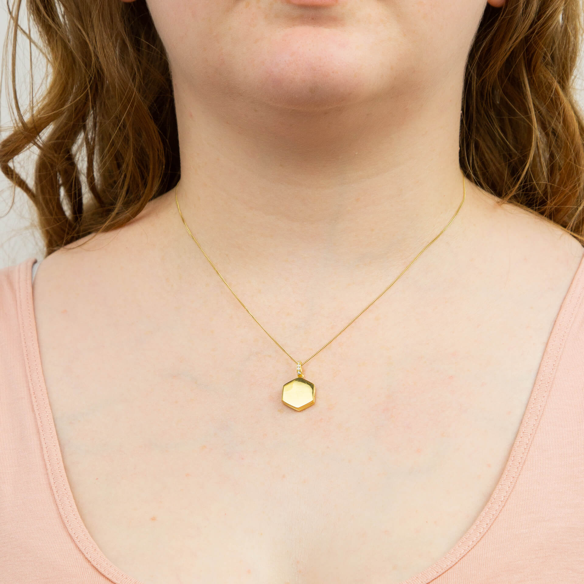 Fiorelli Hexagonal Locket 35694 - Armin Lowe Jewellers