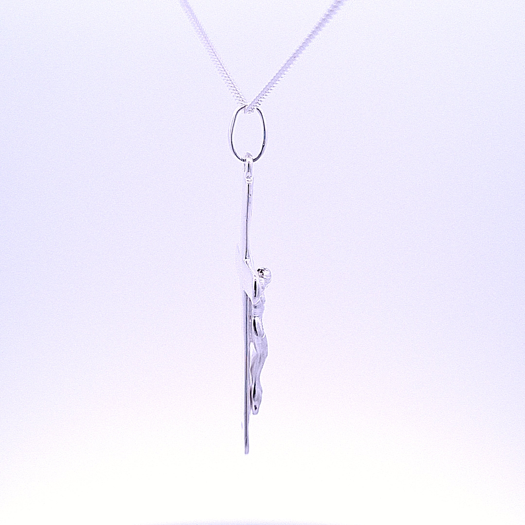 Crucifix pendant + chain 36115 - Armin Lowe Jewellers