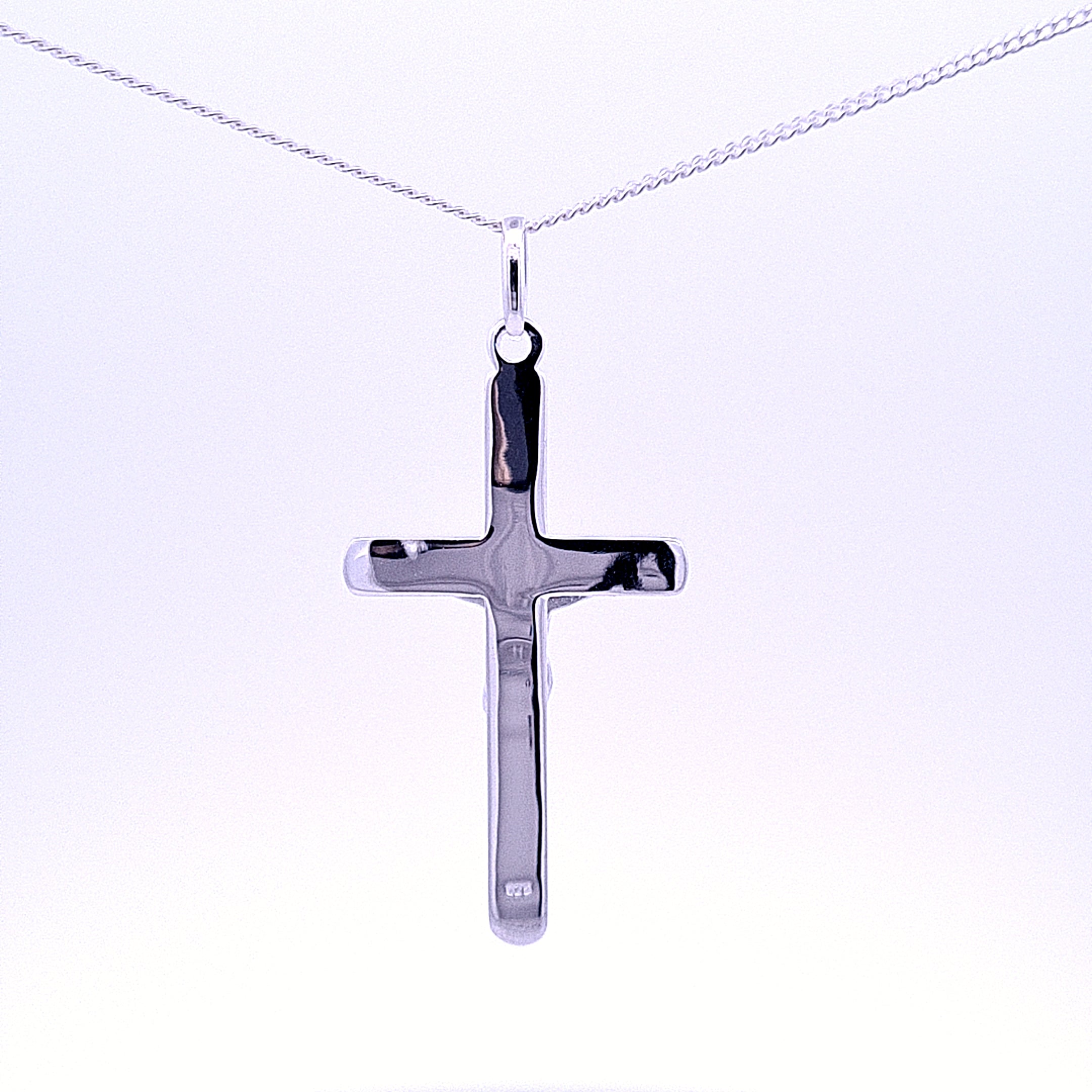 Crucifix pendant + chain 36115 - Armin Lowe Jewellers