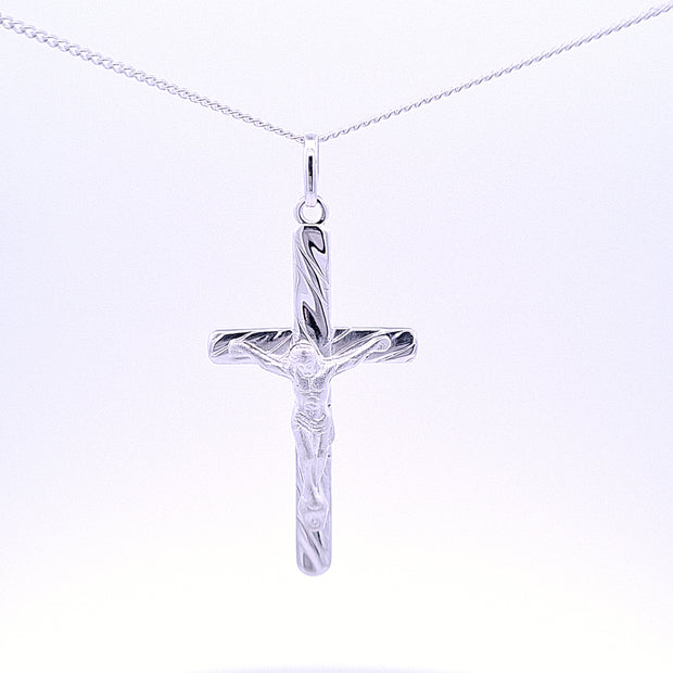 Crucifix pendant + chain 36115