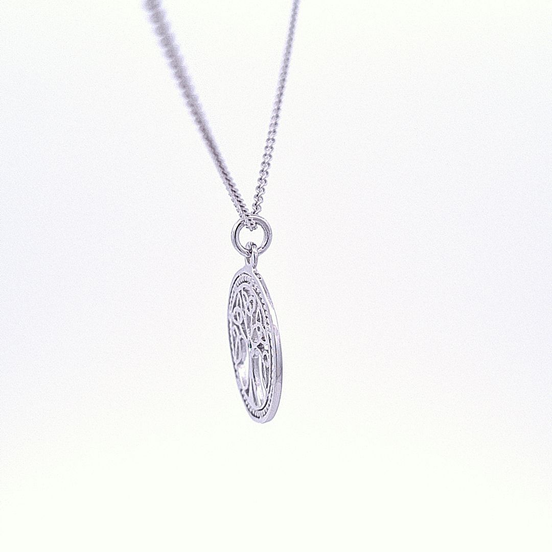 Sterling silver Celtic Trinity knot Tree of Life pendant 34752 - Armin Lowe Jewellers