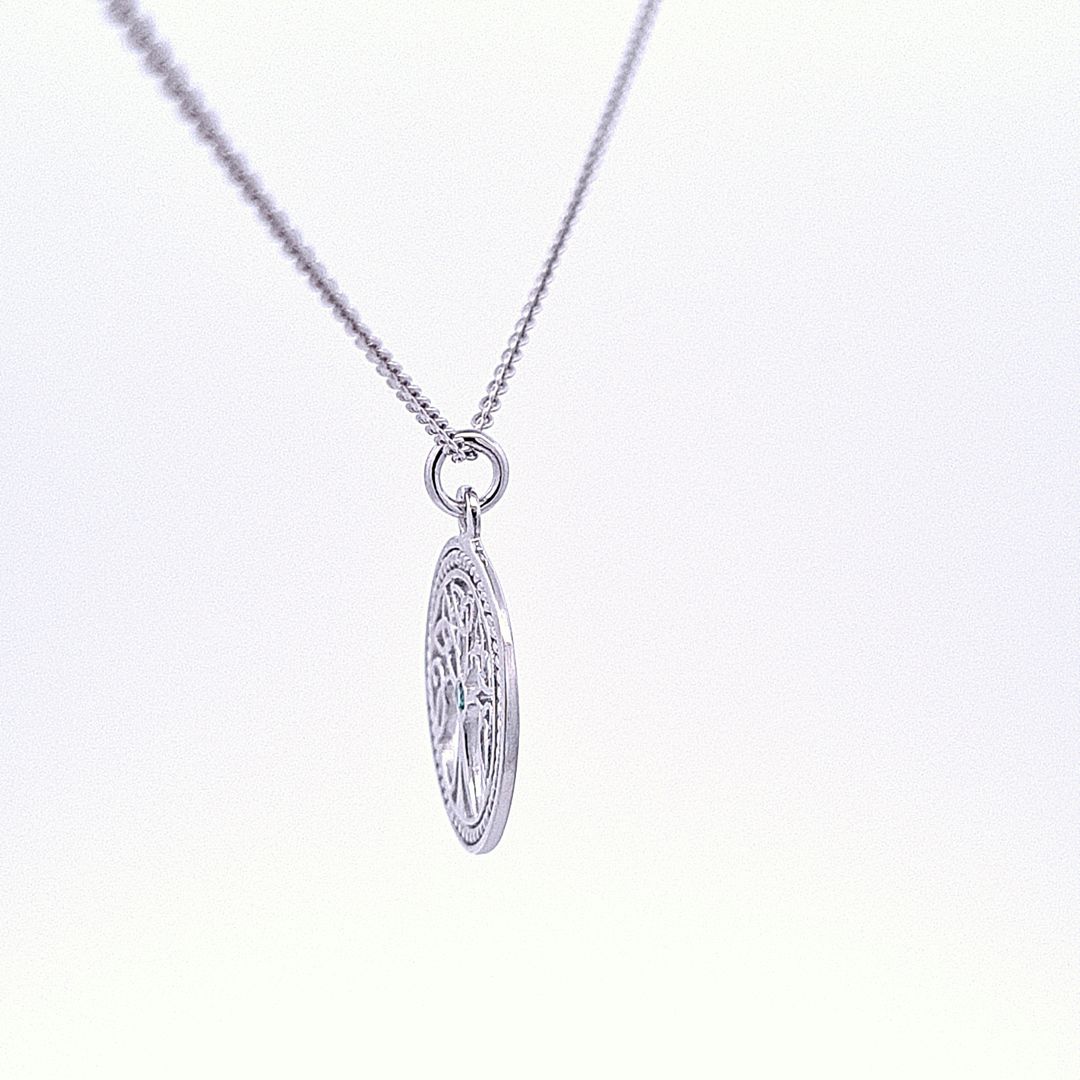 Sterling silver Celtic Trinity knot Tree of Life pendant 34752 - Armin Lowe Jewellers