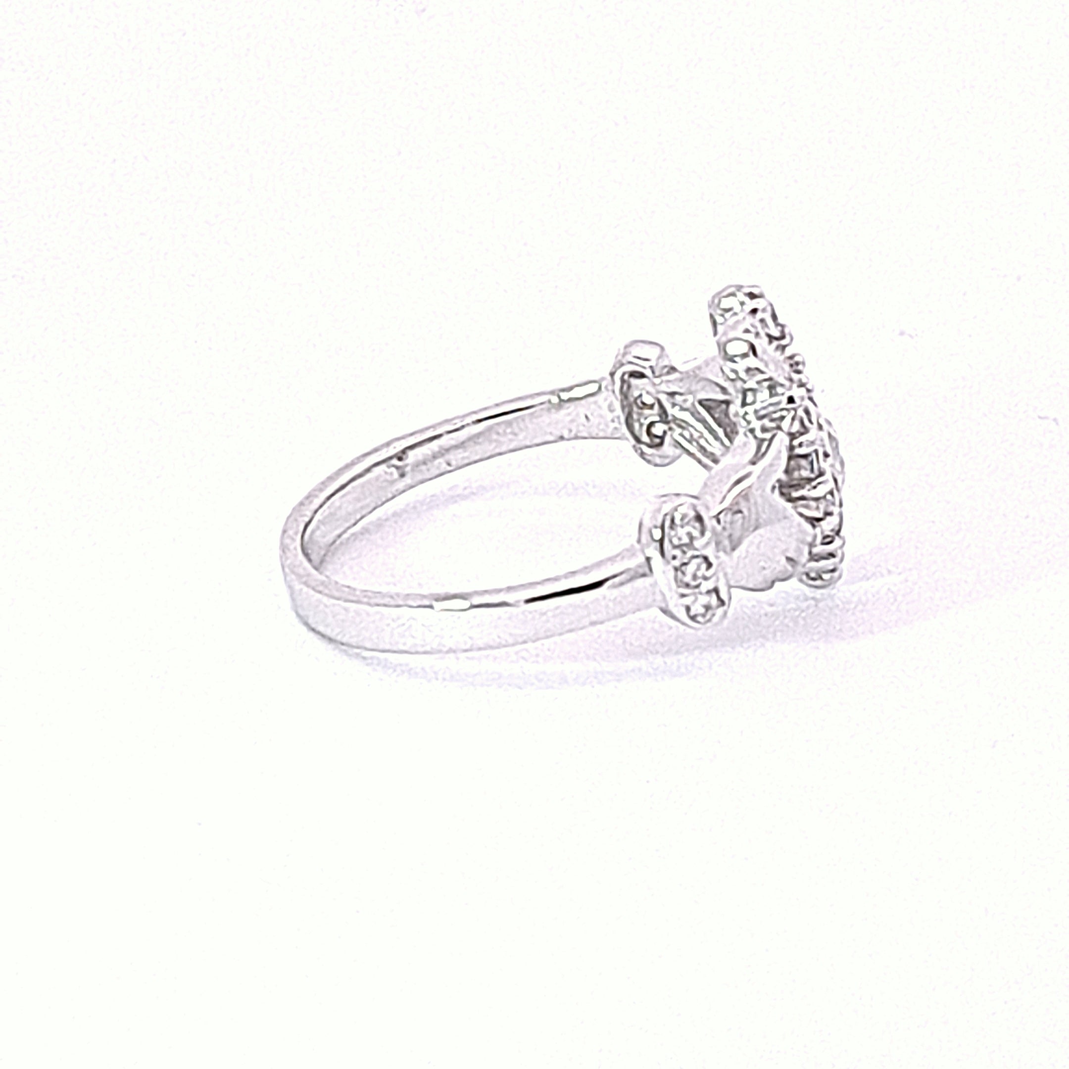 Claddagh CZ Cluster ring 36197 - Armin Lowe Jewellers