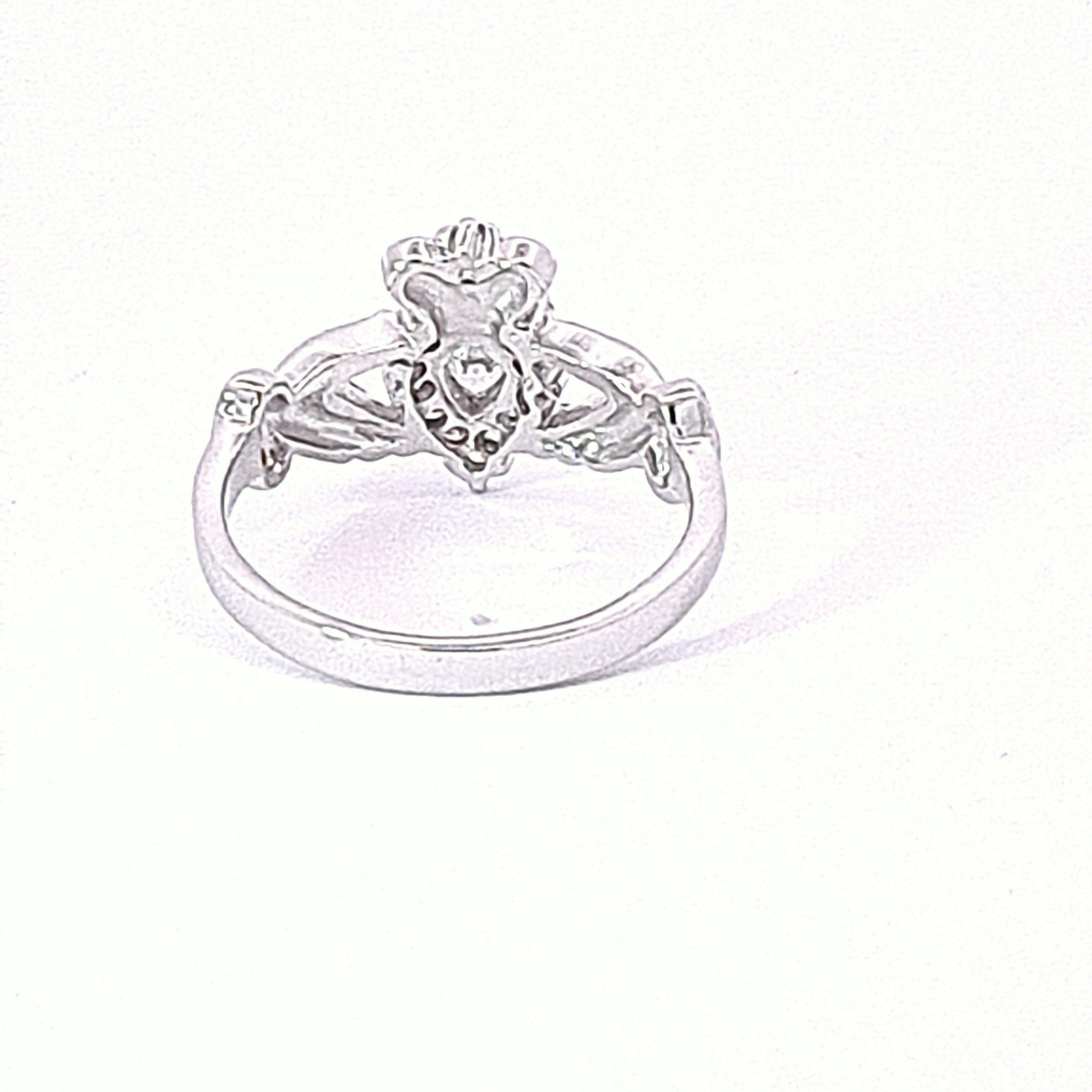 Claddagh CZ Cluster ring 36197 - Armin Lowe Jewellers