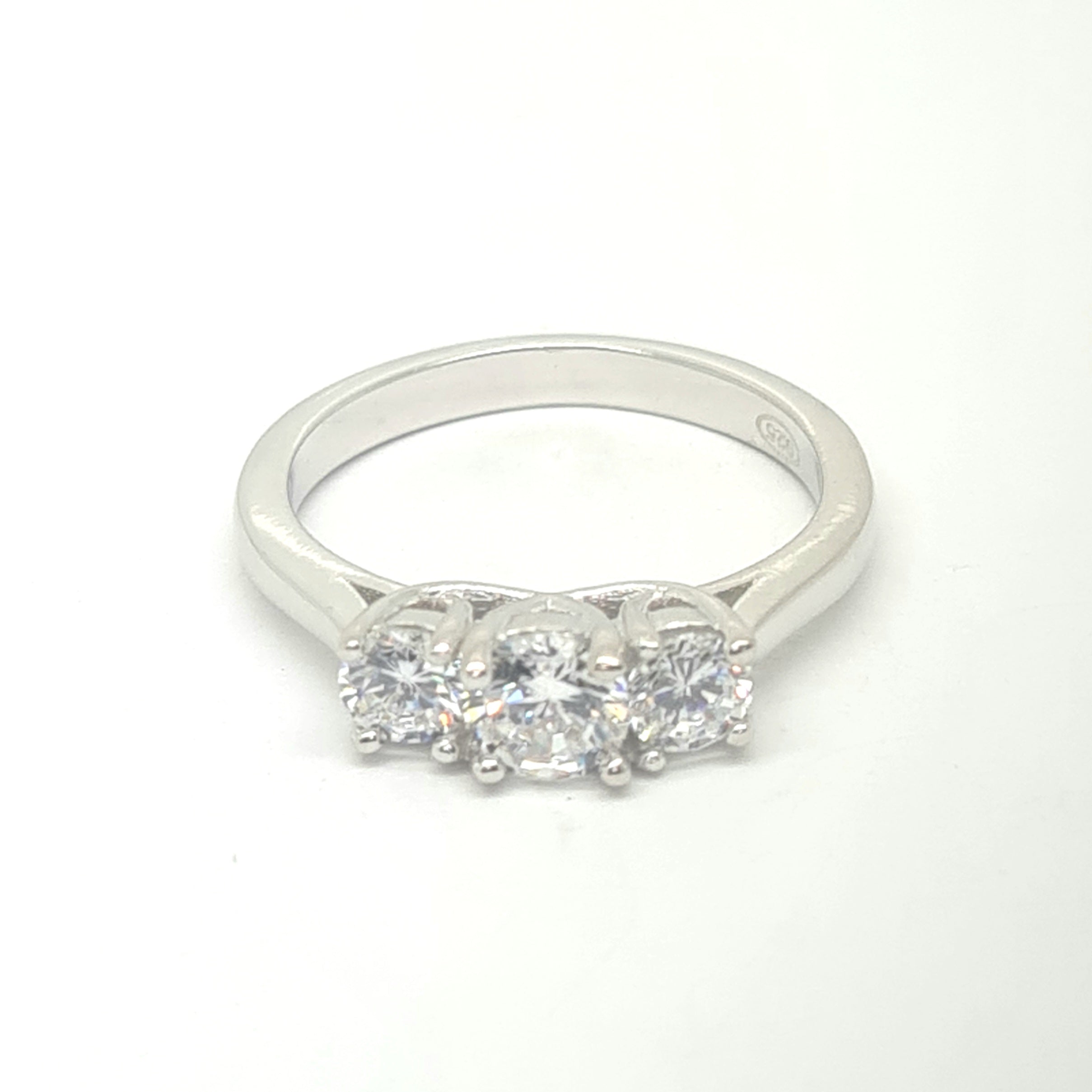 CZ Promise Engagement ring 35887 - Armin Lowe Jewellers