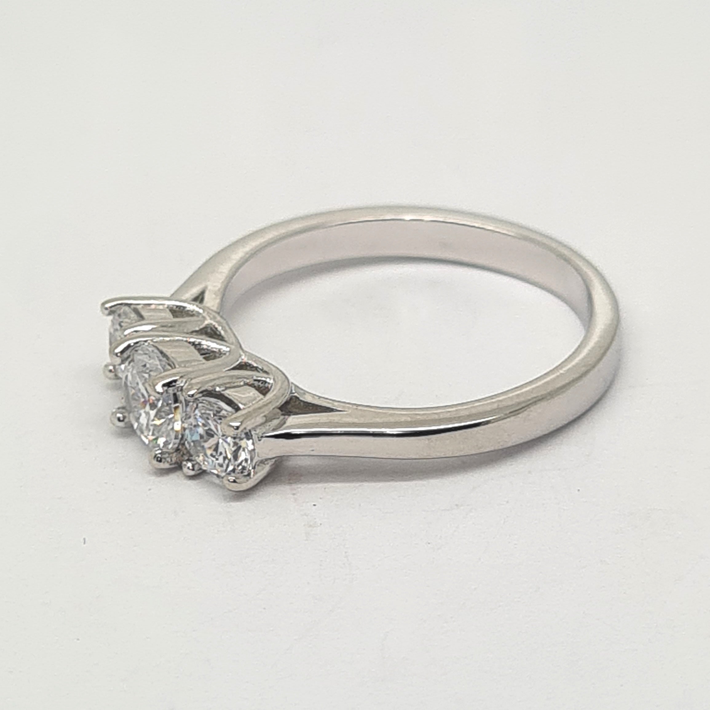 CZ Promise Engagement ring 35887 - Armin Lowe Jewellers