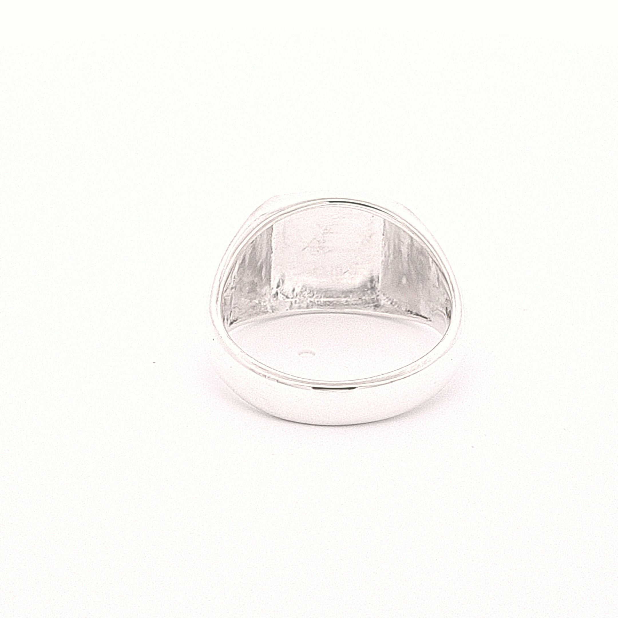 Cushion signet ring ready to personalise 36159 - Armin Lowe Jewellers
