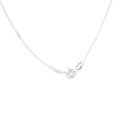 Filed curb link sterling silver chain 27531