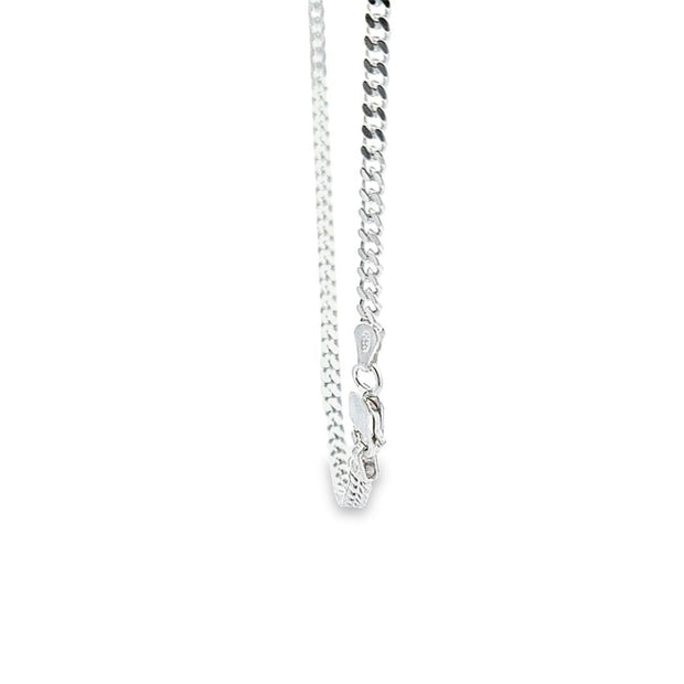 Sterling silver curb link chain heavy weight 28"/71cm 27560