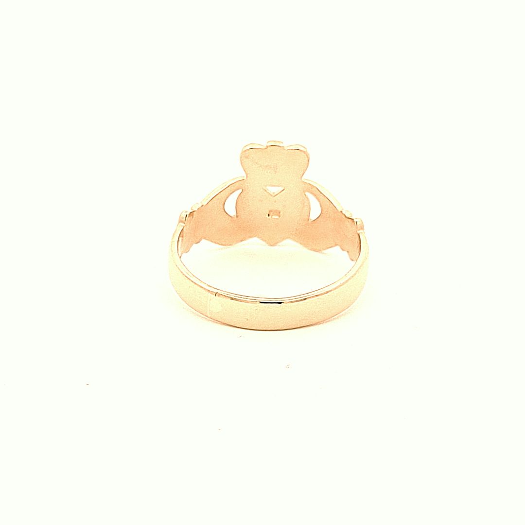 9ct gold Claddagh ring 36249 - Armin Lowe Jewellers