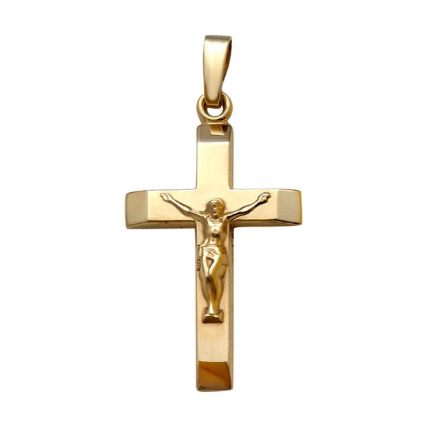 Gold polished Crucifix 36038