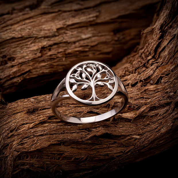 Silver Tree of Life Ring 34511
