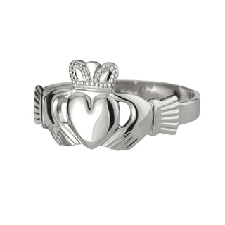 Sterling Silver puffed heart classic lady&