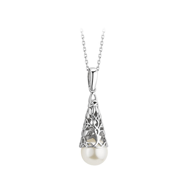 Celtic Trinity with pearl pendant  36339