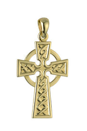 Gold embossed Celtic cross 36355