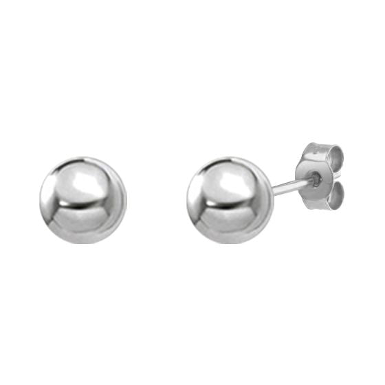 6mm sterling silver ball stud 35991